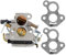 Deror Vergaser Vergaser, Aluminiumlegierung Vergaser Vergaser Ersatz Passend für Husqvarna 135 140 435 435e 440 440e