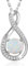 GEMLANTO 925 Sterling Silber erstellt Opal Halskette Oktober Geburtsstein Halsketten für Frauen Infinity Zierliche Geburtstag Jubiläum Schmuck Geschenke für Sie 40+5cm
