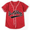 Bad Boy 10 Baseball Trikot, 90er Jahre Hip Hop Männer Kleidung für Geburtstagsfeier, Club und Pub Kleid, Rot/Ausflug, einfarbig (Getaway Solids), Mittel