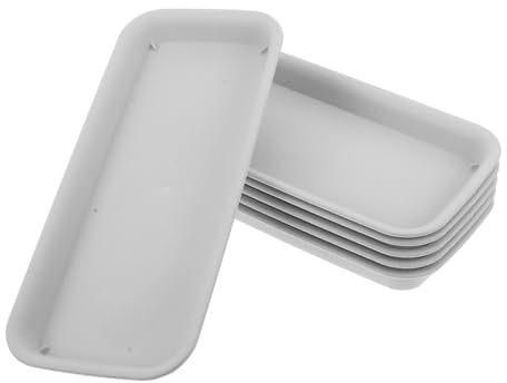6st Wasserschale Untertasse Kunststoff Pflanzentopfplatten Zubehör Für Blumentöpfe Blumentopf Teller Rechteckig Blumentopfschale Base Kunststoffrohstoff Pp Einlegesohle Anlage 27c