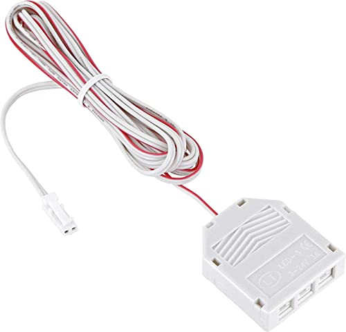 12V Mini-Amp, 2m Kabel 3-Fach Verteiler, Stecker, Verbindungskabel Anschlusskabel