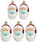 Anhänger Weihnachtsmann mit Maske, Weihnachtlicher Baumschmuck Christbaumschmuck Anhänger, Weihnachtsmann mit Maske Heimdekoration Flacher Anhänger