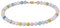 XEN Multi Beryll - Collier 10 mm Kugeln Magnetverschluß 925 Silber verg. 48 cm 48