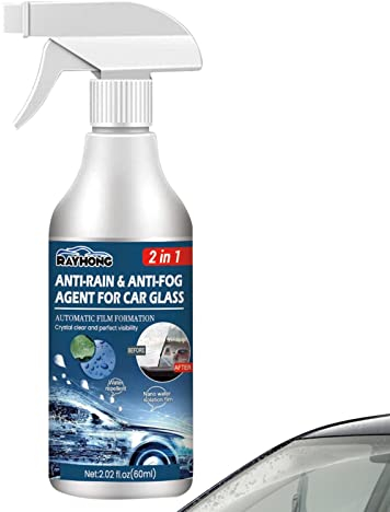 Antibeschlagspray für Autoscheiben | 2 Unzen Nebelspray für Brillen| Filmbeschichtungsmittel für Spiegel, Fenster und Gläser zur Verhinderung von Beschlag