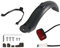 Patinete eléctrico Guardabarros Trasero Trasero con Gancho y luz Trasera para Xiaomi M365, M365 Pro, M365 1S, M365 Pro 2 Scooter eléctrico Guardabarros Kit de Repuesto con Placa de matrícula vacía