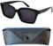 Mini Brille - Occhiali da Sole da Lettura Rettangolari con Montatura Spessa Grande in Plastica (Nero), con Custodia, Vintage Oversize Occhiali da Lettura Donna +1.5 Diottrie