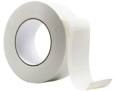Keboyoe Bianco Nastro Adesivo Bianco per Rilegature in Tessuto Nastro Adesivo Telato per Sigillatura di Libri da Biblioteca per Libreria Legatura Riparazione, Sigillazione