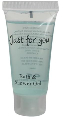 Bath and Shower Gel - 20ml Tubes - 50 - Just for You - Hotel - Leisure - Travel - Home