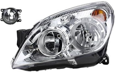 Johns, Scheinwerfer Halogen passend für Opel Astra H 03/2004 - H7 H1 Li. Fahrer + Nebel