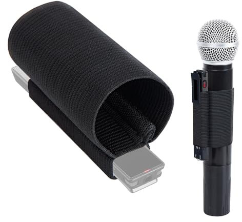 SUNMON Hand Microphone Elastic Sleeve for Sony Voice Recorder, Elastic Sleeve Accessories Compatible with Sony TX660/Sony TX650, for Speech,Interview Camera, Wedding Handheld Microphone