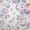 SOPHIE LAURENCE Koi Carp Fish White Pink Floral Wallpaper - Non-Woven Vinyl, 1mm Thick, 10.05m x 0.53m Roll, Washable & Strippable, Metallic Effect, Paste The Wall, Modern Design for Any Room