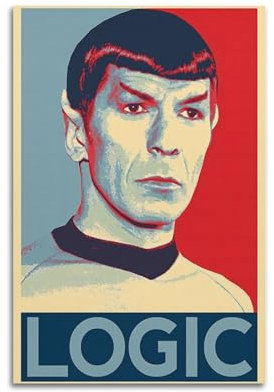 SANWYA Mr. Spock von Leonard Nimoy, dekorativer Maldruck, Leinwand, Wandkunst, Wohnzimmer, Schlafzimmer, Poster, Gemälde, 30 x 45 cm