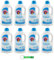 8 x Chanteclair Lavatrice Bicarbonato Detersivo Liquido per Lavatrice - Detersivo 28 lavaggi 1260 ml + portachiavi Beni Culinari