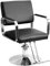 yulewiix Salonstuhl, hydraulisch, höhenverstellbar, Friseurstuhl, robust, für Schönheitssalon und Shampoo, Schwarz