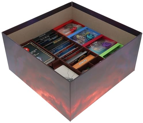 Feldherr Organizer kompatibel mit Slay The Spire: The Board Game - Insert für Collector's Edition Brettspielbox - Leichteres Sortieren - Schnellerer Spielaufbau - Besseres Spielerlebnis