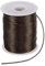 sourcing map Satin Nylon Cord String 2mm 330 Feet Silky Smooth Bracelets String for Macrame Kumihimo Chinese Knot Necklaces Beading Jewelry Making, Brown