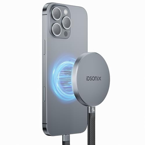 iDsonix SSD Externe 512Go, USB 3.2 Gen2x2, jusqu'à 2000Mo/s en Lecture, 1800Mo/s en écriture, Disque Dur Externe Portable Magnétique SSD pour iPhone 15 Series, PS5, Android, Xbox, Mac, PC