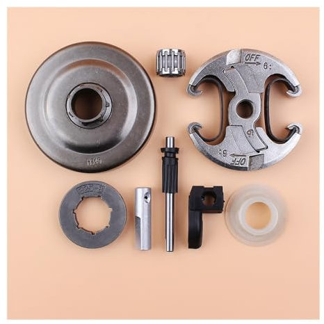 YRcEKH Kit ingranaggio a Vite Senza fine Pompa Olio Tamburo Frizione .325 Adatto for Motosega Husqvarna 340 345 346XP 350 353 Parti di Ricambio