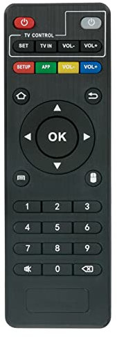 Ersetzte Fernbedienung Passend für MXQ Box TV X96MINI, X96Q, X98Q, Q1, H96MINI, MXQ, MXQ Pro, M8C, M8S, M8N, M10, T95, T95N, T95X, H96, H96 Pro etc