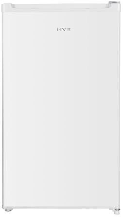 HYE 48cm Under Counter Fridge – White Larder, 88L, Quiet 39dB, Salad Drawer, Door Balcony, Door Racks – Small Fridge Suitable for an Outbuilding or Kitchen - RF01UCF88W01 [2025]