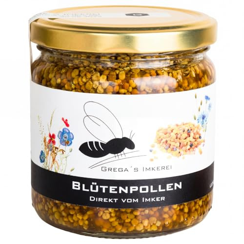Blütenpollen im Glas schonend getrocknet für Müsli Topping