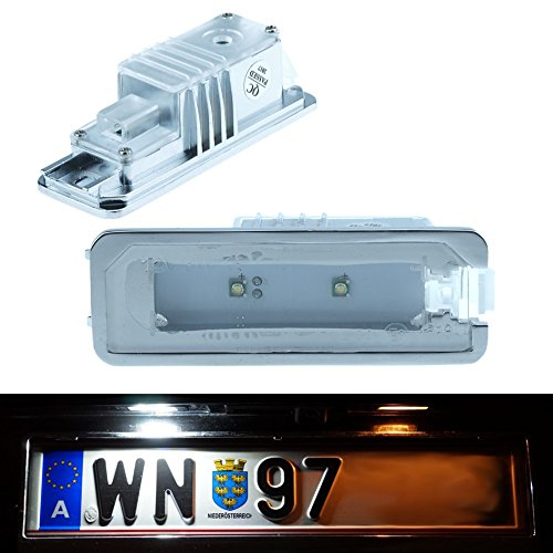 DoLED D01R LED Cree Kennzeichenbeleuchtung mit E-Prüfzeichen im Chrom Look