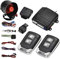 Style 11 - Kit di chiusura centralizzata per auto, universale, con telecomando, con sensore di scossa + scatola di controllo + 2 telecomandi di ricambio per serratura centralizzata dell'auto