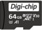 Digi-Chip Micro-SD-Speicherkarte für Nextbase Dash Cam 222, 322GW Dash Cam Kamera, 64 GB