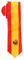 cravateSlim Corbata Bandera Española - Colores del País España - Corbata Amarilla y Roja - Hombre o mujer - Evento o Disfraz