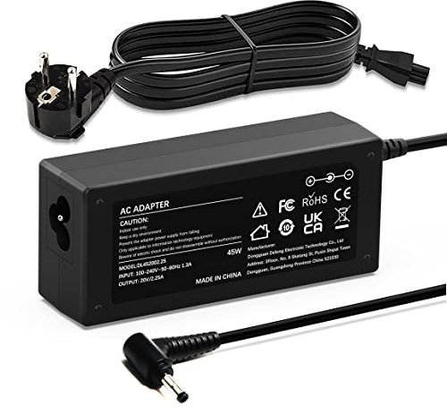 45 W Compatible avec Lenovo Ideapad 3 330 330S 320 320S 310 100 110S 120S S145 C340 L340 V145 510 510S 710 14IKB 15IKB Yoga 520 530 PA1450 55LU ADL45WCG Adaptateur d'ordinateur 4,0 x