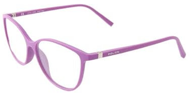 POLICE Brille für Damen V1972M 530GEA Made in Italy 53-15-135, violett