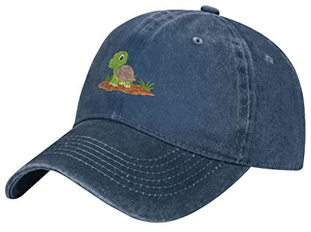 Baseballmütze Cartoon Schildkröte In Freier Wildbahn Basecap Kappe Verstellbar Freizeit Mütze Atmungsaktiv Vintage Basecap Sonnenschutz Trucker-Kappe, Für Jungen, Draußen, Frauen