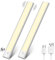 OUILA Led Unterbauleuchte küche Schrankbeleuchtung mit Bewegungsmelder 31cm Ultradünnes dimmbar LED Sensor Licht Aufladbare Kabellose Unterbauleiste Schranklicht Lichtleiste Nachtlampe, Warmes Licht