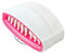 Gralara Brosse à Vaisselle Edge, Brosse à Couverts, Nettoyeur d'ustensiles antidérapant avec ventouses, Rouge