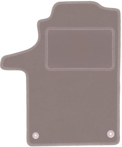Wielganizator Automatte – Passend für Toyota Corolla Verso II 7 Personen 2004-2009 – Velours – Autozubehör - Praktische Fußmatte Auto – 1-teilig - beige