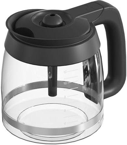 CE200 12-Cup Glass Coffee Pot Replacement Compatible with Ninja Coffee Brewer Maker Models CE251 CE201 CE201C CE200 CE200C Model# XGLSLID200