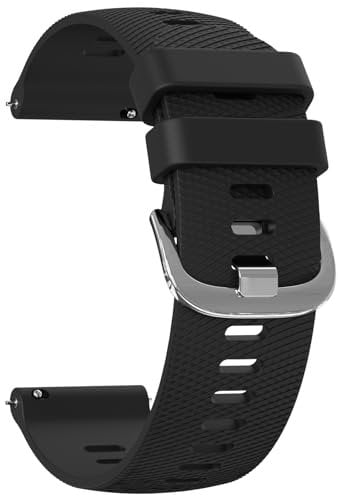 Vancle 22mm Armband, Weich Silikon Uhrenarmband 22mm für Smartwatch