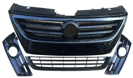 Kompatibel for Vw -Passat -CC 2009-2012 Kühlergrill Frontstoßstange Grill(Option 2)