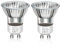 Caldarax 2 Stück Mini GU10 35W Halogenlampe Dimmbar, 420LM Warmweiß 2800K, 230V Halogen Spot MR11 GU10 Lavalampe Glühbirne, 35mm Durchmesser, Halogen Reflektor Leuchtmittel für Lavalampen