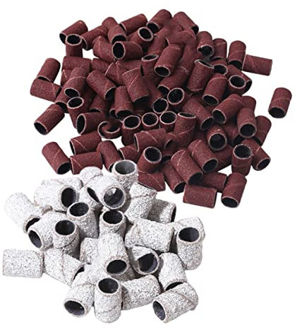 NOLITOY 2packs Grit Sanding Bands Nail Sanding Band for Manicure Pedicure Accessories