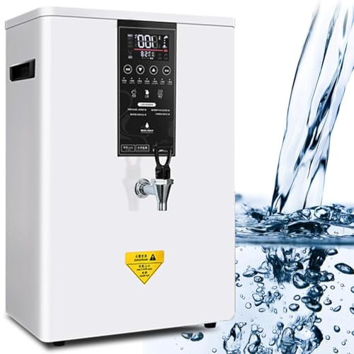 Instant Hot Water Dispenser with Filter - 304 Stainless Steel Drinking Hot Water Boiler for Office and Commercial Canteens, Touch Screen Control