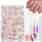 Virellay 360 Stück Gradient Press on Nails Mandel Kurz, Alomnd Farbverlauf Künstliche Nägel Zum Aufkleben mit 2 Pcs Nagelöl Stift, Nail Tips Almond, Kurze Ombre Fake Nägel für Frauen DIY