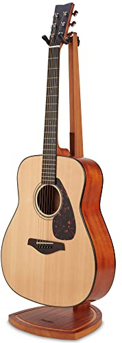 Musbeat Gitarrenständer, Holz Gitarren Ständer für Akustikgitarre, Gitarrenständer E-Gitarre, Bassgitarre, Mandoline, Schwebender Ständer aus Mahagoniholz, Elegante Dekoration für Zuhause, Wohnzimmer