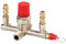 Air Compressor Manifold Double Outlet Air Compressor Regulator Valve with Safety Valve Replacement Zinc Alloy Accessories