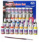 golden maple Juego de pinturas acrílicas en miniatura de 16 x 20 ml, con 1 pincel de detalles finos, ideal para artistas, niños, principiantes, regalos de manualidades para bricolaje de cerámica y