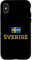 Schwedenflagge schwedische Flagge Schweden Souvenir Hülle für iPhone X/XS