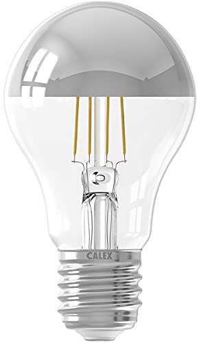 Calex Standardlampe Kopfspiegel LED-Filament 4W (ersetzt 40W) E27 Silver