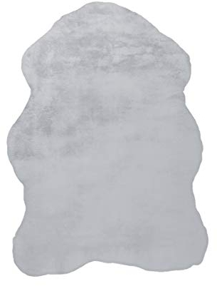 Arte Espina Teppich Rabbit Sheepskin 200 Grau/Blau 60x90cm