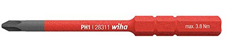 Wiha 2831 slimBit Elektrischer Pozidriv PH0 x 75 mm Schraubendreher