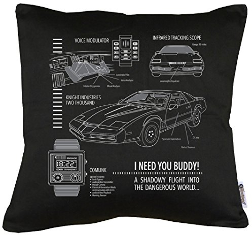 TShirt-People Kitt Blaupause Kissen mit Füllung 40x40cm